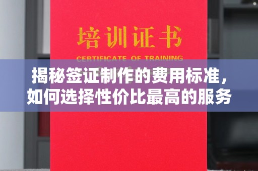 宜黄揭秘签证制作的费用标准，如何选择性价比最高的服务？