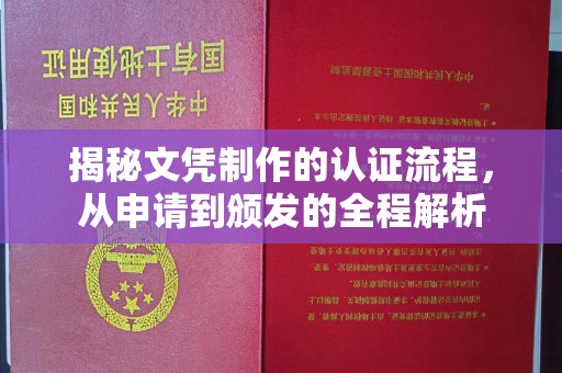 宜黄揭秘文凭制作的认证流程，从申请到颁发的全程解析